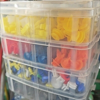 Kit universel de 1240 clips et attaches, 32 tailles, rivets en nylon pour pare-chocs, rivets de panneau de porte, rivets en plastique avec attache de câble à verrouillage