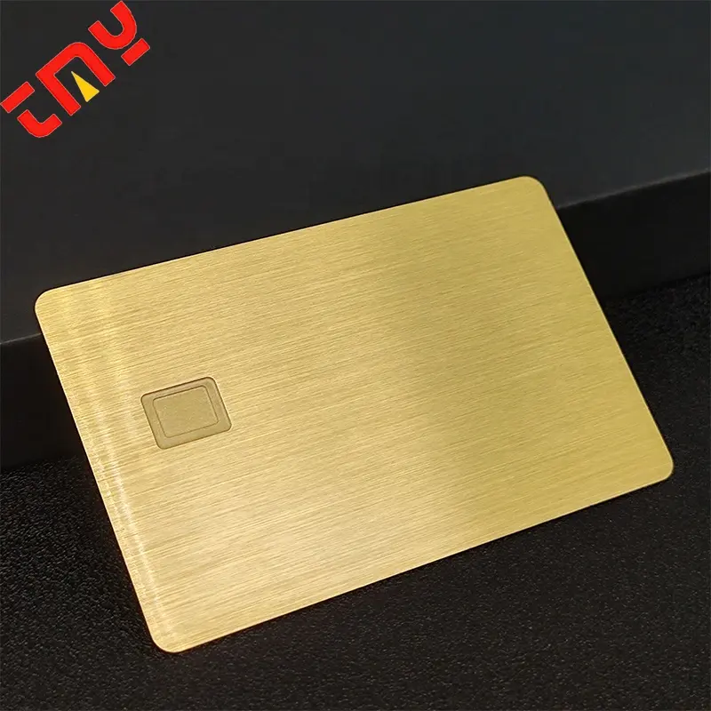 הנמכר ביותר לייזר לחתוך מוברש נירוסטה זהב מוברש מתכת אשראי כרטיס ויזה