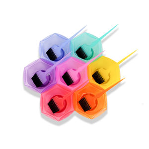 Juego de pinceles para tinte de pelo, herramientas profesionales para el cabello, arcoíris, <span class=keywords><strong>framar</strong></span> - Product Image 4