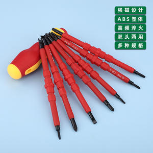 Juego de Destornilladores de Precisión Tuosen, Herramientas Manuales Multifuncionales Magnéticas Aisladas, Hoja de Acero 45, Mango de Plástico BHSY - Product Image 1