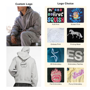 Sudaderas con cordón de gran tamaño sueltas con capucha de etiqueta privada personalizadas sudaderas con capucha de sublimación en blanco unisex para hombres - Product Image 3