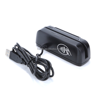 Penjualan Terlaris YL116 Antarmuka USB 3-in-1 Pembaca Kartu Magnetik/IC/RFID NFC Protokol ISO 14443A 13.56MHz Kontrol Akses