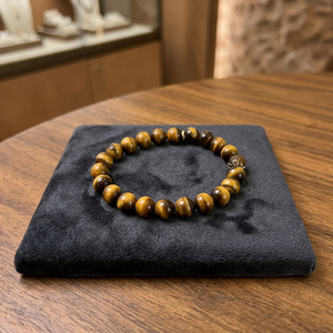Pulsera de Cuentas de Ágata, Joyería de Piedra Natural para Aniversario - Product Image 3