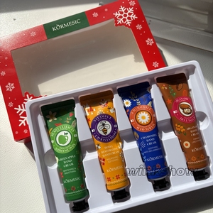 Crème pour les mains en stock 4*30g Promotion Noël Hydratante Anti-gerçures Crème pour les mains Automne et Hiver Parfumée - Product Image 3