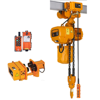 Palans à chaîne électriques à grande capacité, prix d'usine, 5 tonnes, 12 mètres, 120v 220v 440v, pour poutre en I