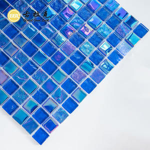 <span class=keywords><strong>Haut</strong></span> <span class=keywords><strong>de</strong></span> <span class=keywords><strong>gamme</strong></span> Goodluck <span class=keywords><strong>piscine</strong></span> salle <span class=keywords><strong>de</strong></span> bain Bar décor intérieur antidérapant <span class=keywords><strong>Mini</strong></span> carré bleu Royal cristal verre mosaïque carrelage miroir - Product Image 4