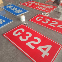 Panneau de signalisation routière réfléchissant durable, taille 300 mm 600 mm 900 mm, panneau de signalisation routière en aluminium solaire pour une visibilité accrue