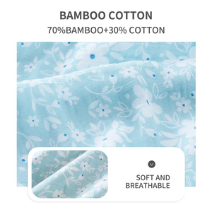 Elinfant Tre Cotton Muslin Chăn Mềm Mại Thoáng Khí Bé Bọc Bằng Tả Cho Trẻ Sơ Sinh Dot Mô Hình Mặc Bộ Đồ Giường Cho Bé Ngủ - Product Image 3