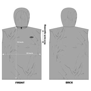 Wholesale Customized Printed 100% Cotton <strong>Hooded</strong> Surf Poncho Towel for Adults-Quick-Dry Hypoallergenic Beach <strong>Robe</strong> - Product Image 4