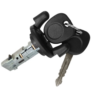 Ignition <b>Lock</b> Cylinder KD010D3 For Cadillac Chevrolet Buick 2 <b>Keys</b> Black Cylindrical <b>Lock</b> - Product Image 5