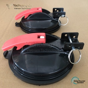 Outdoor <b>Camping</b> Whistle With Suction <b>Cup</b> Black And Red Plastic Survival Tool For All Seasons 1PC - Product Image 3