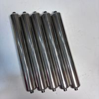 Nouveaux rouleaux de guidage en acier inoxydable galvanisé avec roues dentées en caoutchouc/acier pour lignes de production, personnalisables