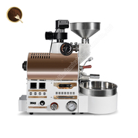 Tostador de Café Rotatorio Eléctrico Urm de 1 kg para Uso Doméstico y en Automóviles, Tostador de Café de Muestra