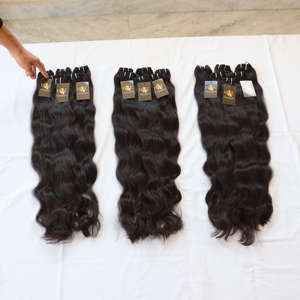 Prix de gros Cheveux alignés cuticules naturelles Cheveux humains indiens Faisceaux de cheveux cambodgiens en vison avec fermeture lacet HD - Product Image 3