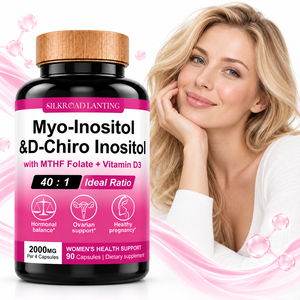 Mioinositol y D-Chiroinositol en proporción 40:1 con MTHF, folato y vitamina D3 para el equilibrio hormonal, 90 cápsulas - Product Image 1
