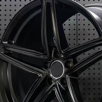 Jantes de voiture élégantes en alliage noir mat concave de 15 à 24 pouces 5x112/114.3 pour Lanborghini Aventador Centenario Infiniti J50 J55
