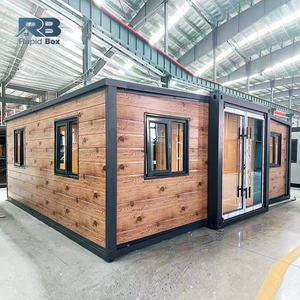 בית יוקרה קטן, בתים טרומיים, 2, 3, 4 חדרי שינה, בית מתקפל, בתים ניידים מודולריים, בית מכולה ניתן להרחבה - Product Image 2