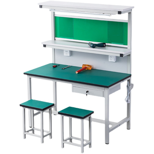 Industrielle Werkbank und Arbeitstisch aus Lean Tube oder Aluminiumprofil für Werkstatt-Arbeitsbänke - Product Image 2