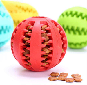 Wholesale Pet <strong>Toy</strong> <strong>Durable</strong> Soft Rubber Ball Chew <strong>Toys</strong> Tooth Cleaning Leakage Food <strong>Dog</strong> ToysPopular - Product Image 1