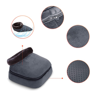Masseur de pieds électrique détachable pour fasciite plantaire, appareil de massage Shiatsu pour le corps, fonction vibrante, minuterie 15 min, garantie 3 ans