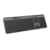 Logitech SIGNATURE SLIM SOLAR+K980 Solar Wireless Office Keyboard Bluetooth Keyboard untuk Laptop Mobile Mac Tablet IPad-Ukuran Penuh