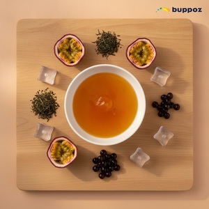 Sirop de fruit de la passion 5kg Bouteille Halal HACCP Végétarien pour les magasins de Bubble Tea et de Milk Tea OEM - Product Image 4