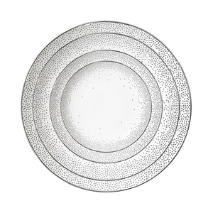 Sustainable Luxury Wedding Dinner <b>Set</b> Silver Decoration Porcelain Plates and Charger Plates <b>for</b> Home or Restaurant Use - Product Image 2