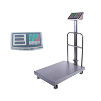 Báscula Digital para Paquetería Veidt TCS de Alta Resistencia, 150 kg/300 kg, con Pantalla LCD y Barra Protectora, Personalizable OEM