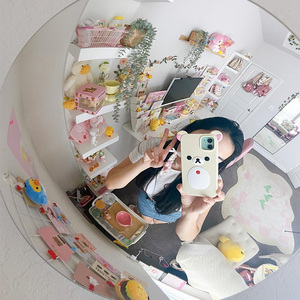 مرآة محدبة داخلية عالية الجودة للسلامة المرورية مقاس 18 بوصة/45 سم مصنوعة من البولي كربونات - Product Image 3