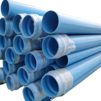 Prix des tuyaux en PVC de 4 pouces et 6 pouces de diamètre, tuyaux en plastique UPVC de 75 mm pour l'alimentation en eau souterraine