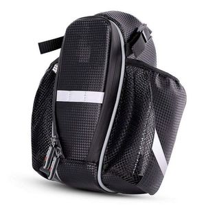 Sacoche de selle de vélo imperméable BSCI pour le bas de selle, avec porte-bouteille et pochette - Product Image 5