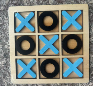 Regalo Romántico para el Día de San Valentín, Juego de Tres en Raya <span class=keywords><strong>XO</strong></span> de 9 Cuadrados para Decoración de Escritorio, Tablero de Ajedrez de Madera, Adornos - Product Image 5