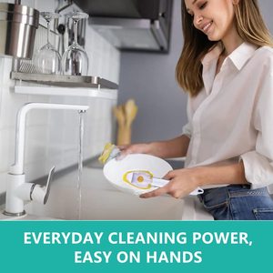 Dishwand ricarica teste di spugna, riempimento della bacchetta del piatto Non antigraffio, Dispenser di sapone per pennelli con punti pesanti - Product Image 6
