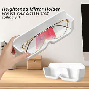 Étagère murale pour lunettes de soleil 2025, organisateur de lunettes, support auto-adhésif pour lunettes de soleil, boîte de rangement - Product Image 4