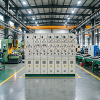 Distribution d'énergie industrielle en gros 12kV 11kV 630A, module de distribution triphasé métallique isolé au gaz SF6, IP67, taille personnalisable
