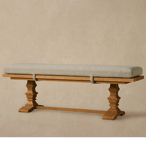 Solid Wood Settee with 45D High Density <b>Sponge</b> Waterproof for Modern Courtyard Outdoor Living - Product Image 2