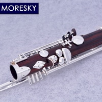 MORESKY Customized Bass Clarinet Rosewood Professional Low-C Bb/Sib BCL-288 Nickel Silver Surface Copper Nickel Keys Cocobolo