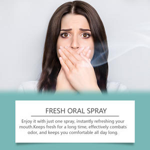 Tratamiento para la <span class=keywords><strong>Halitosis</strong></span>, Spray para la Boca Seca y Eliminación del <span class=keywords><strong>Mal</strong></span> <span class=keywords><strong>Aliento</strong></span> con Aceite Bucal Fresco y Suero - Product Image 4