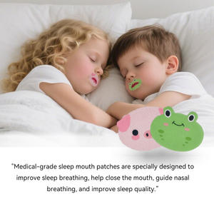 Anthrive Factory Price Animal Cute Respirável Crianças Sleep Mouth Strips Lip Shape Melhor Respirar Boca Tape para Sleeping Kids - Product Image 5