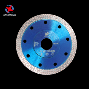 Lame de scie diamantée XINSHENG à bord en maille et moyeu surélevé, haute dureté, 115*10*1.2*22.2mm, pour la découpe de dalles - Product Image 2