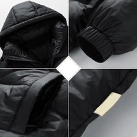 ZY haute qualité hiver extérieur chaud coupe-vent doudounes hommes logo personnalisé blanc surdimensionné doudoune hommes plaine vers le bas manteau bouffant