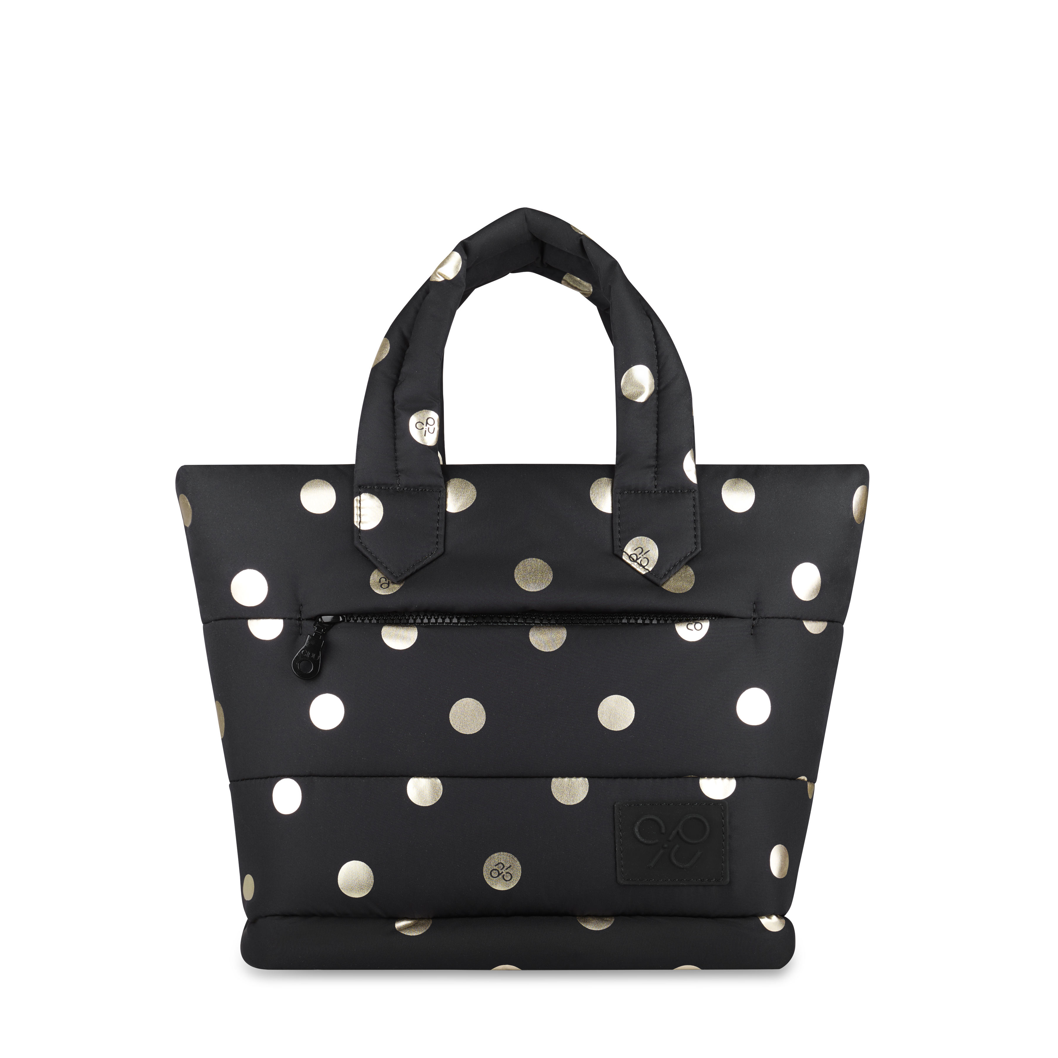 Gold Polka Dot Black