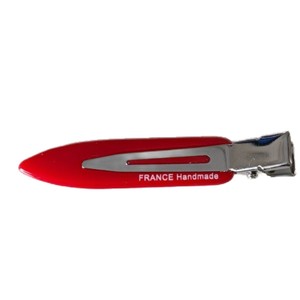 Pinces à cheveux en acétate en gros, sans pli ni trace, pour <span class=keywords><strong>maquillage</strong></span>, pour femmes <span class=keywords><strong>et</strong></span> filles, pour <span class=keywords><strong>coiffure</strong></span> plate en salon, avec poignée dorée - Product Image 6