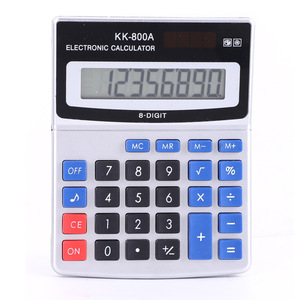 Calculatrice électronique Kk-800A, 8 chiffres, double alimentation, calculatrice de bureau polyvalente pour usage professionnel - Product Image 2
