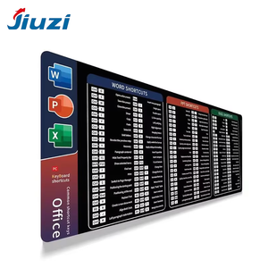 Vente Flash Tapis de Souris Personnalisé en Caoutchouc Imperméable Antidérapant pour Bureau, Grand Format avec Raccourcis <span class=keywords><strong>Excel</strong></span>/<span class=keywords><strong>PowerPoint</strong></span>/Word - Product Image 1