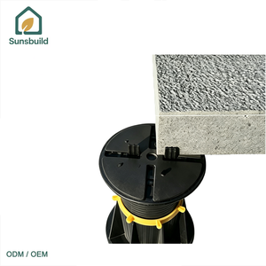 Système de piétement réglable en plastique Sunsbuild de haute qualité pour cuisines modernes, hôtels, parcs et sols extérieurs – Durable et résistant à l'eau - Product Image 1