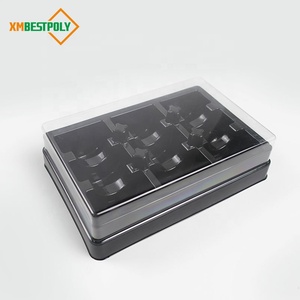 9 khoang <span class=keywords><strong>Macaron</strong></span> Cookie nhựa vỉ bao bì hộp <span class=keywords><strong>Macaron</strong></span> nhựa hiển thị container - Product Image 4