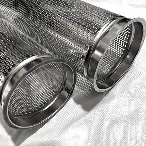 Paslanmaz çelik silindirik filtre örgü delikli örgü sepet filtre kartuşu çanta filtre kartuşu - Product Image 3