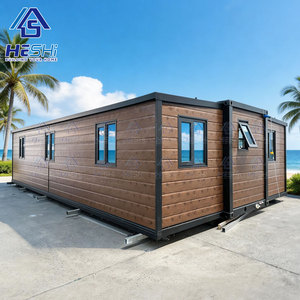 Casa Contenedor Prefabricada Expandible de 40/20 Pies Lista para Habitar, con 1, 2, 3, 4 o 5 Dormitorios, Baño y Jardín, Casa Modular tipo Cabaña - Product Image 1