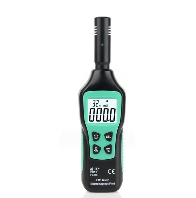 FY876 Digital EMF Meter Handheld Household Electromagnetic Field Radiation Detector High-Precision Wave Radiation Tester Monitor